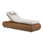 Salina Outdoor Lounger - Brown