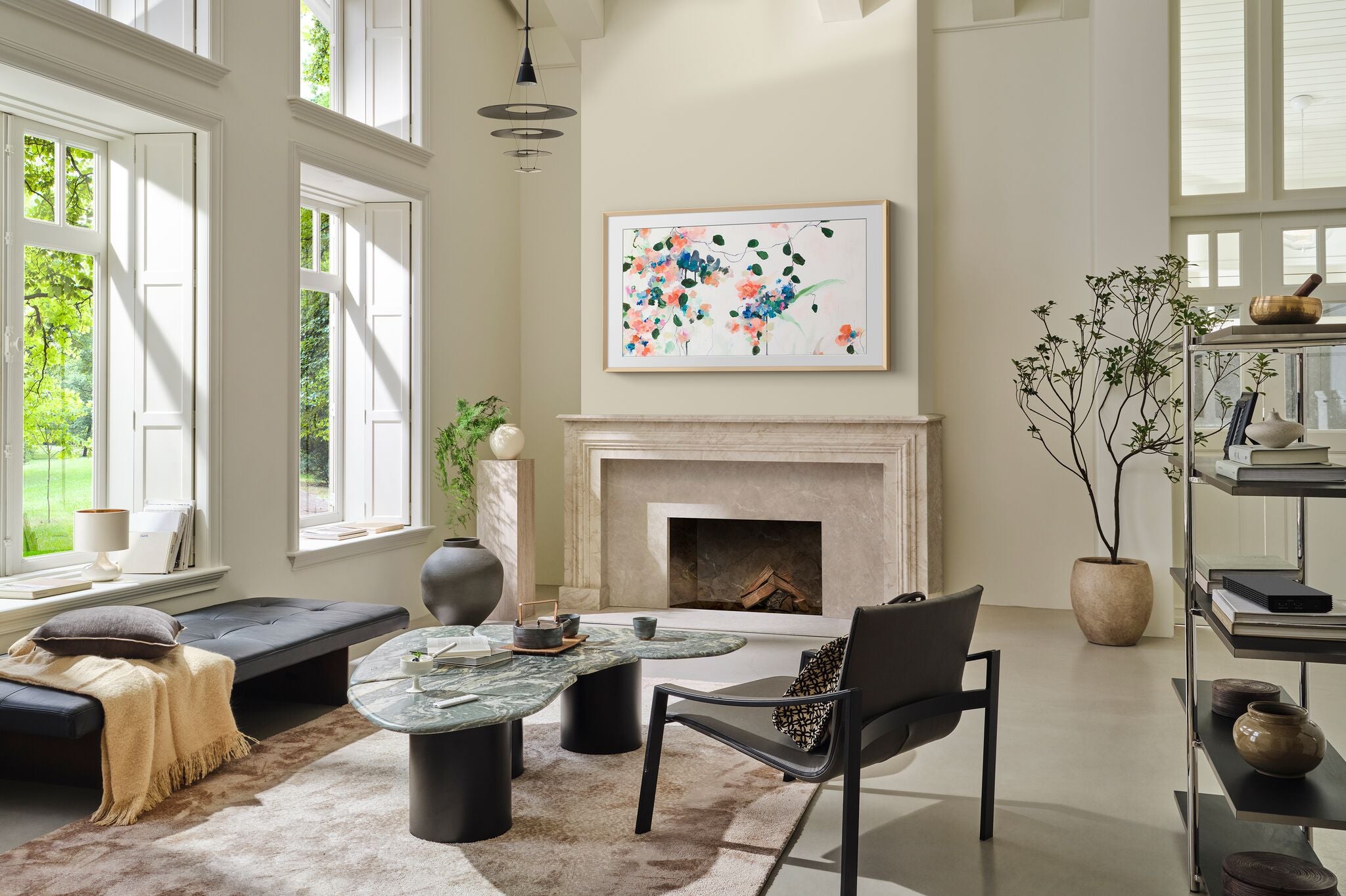 Samsung 85" 4K Frame Pro Smart NEO QLED TV - QN85LS03FWFXZC