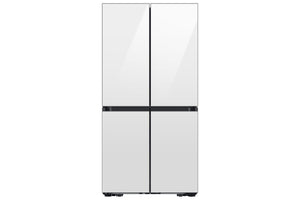 Samsung BESPOKE Réfrigérateur 22,8 pi³ de 36 po 4 portes FlexMC avec Beverage CenterMC verre blanc - RF23DB960012AA