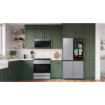 Samsung Stainless Steel 36" Counter Depth Refrigerator with Family Hub+ and Induction Range with Oven Camera - RF23DB9900QDAC/NSI6DG9900SRAC