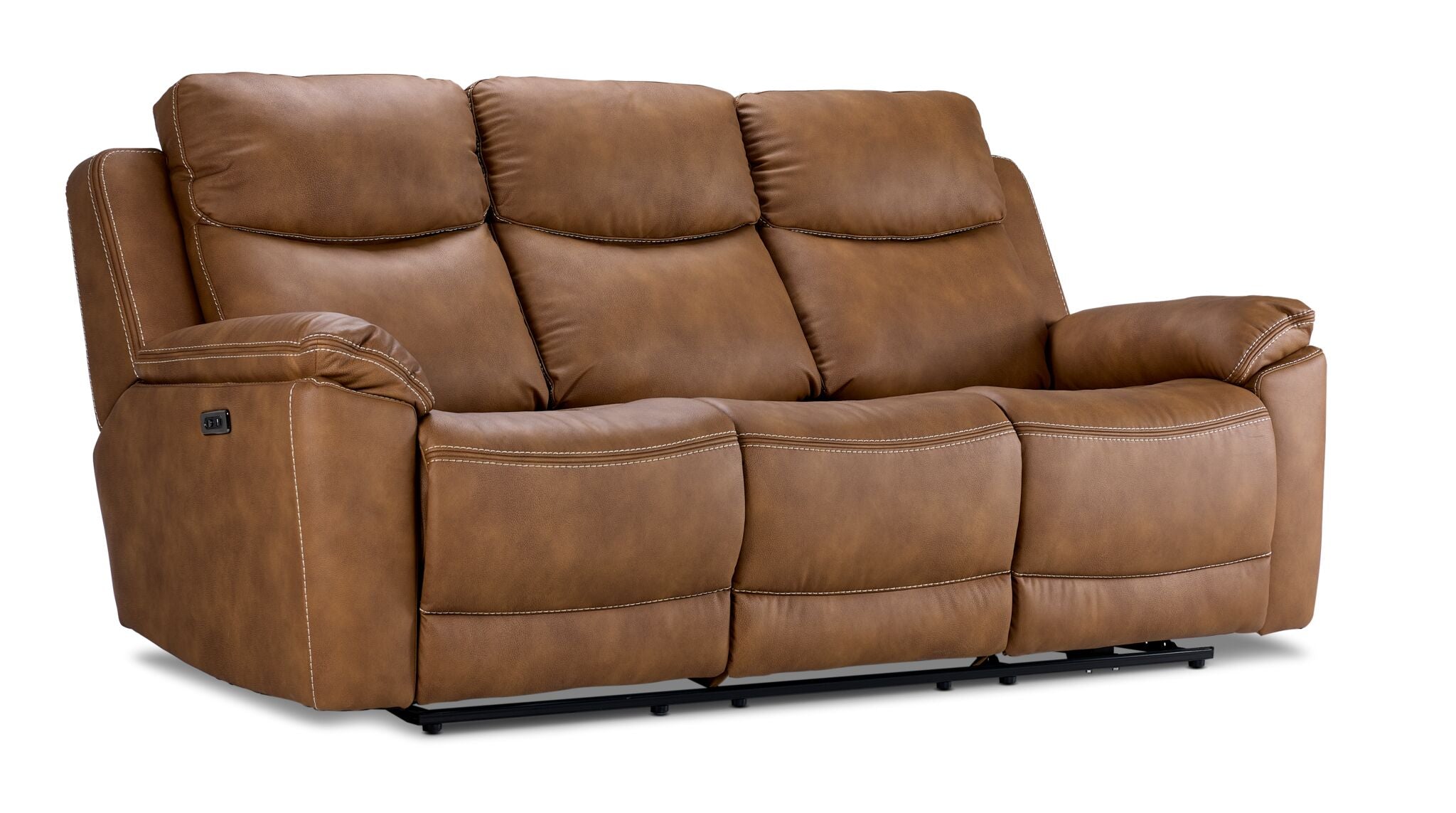 Santa Fe Power Reclining Sofa, Loveseat and Chair Set - Copper