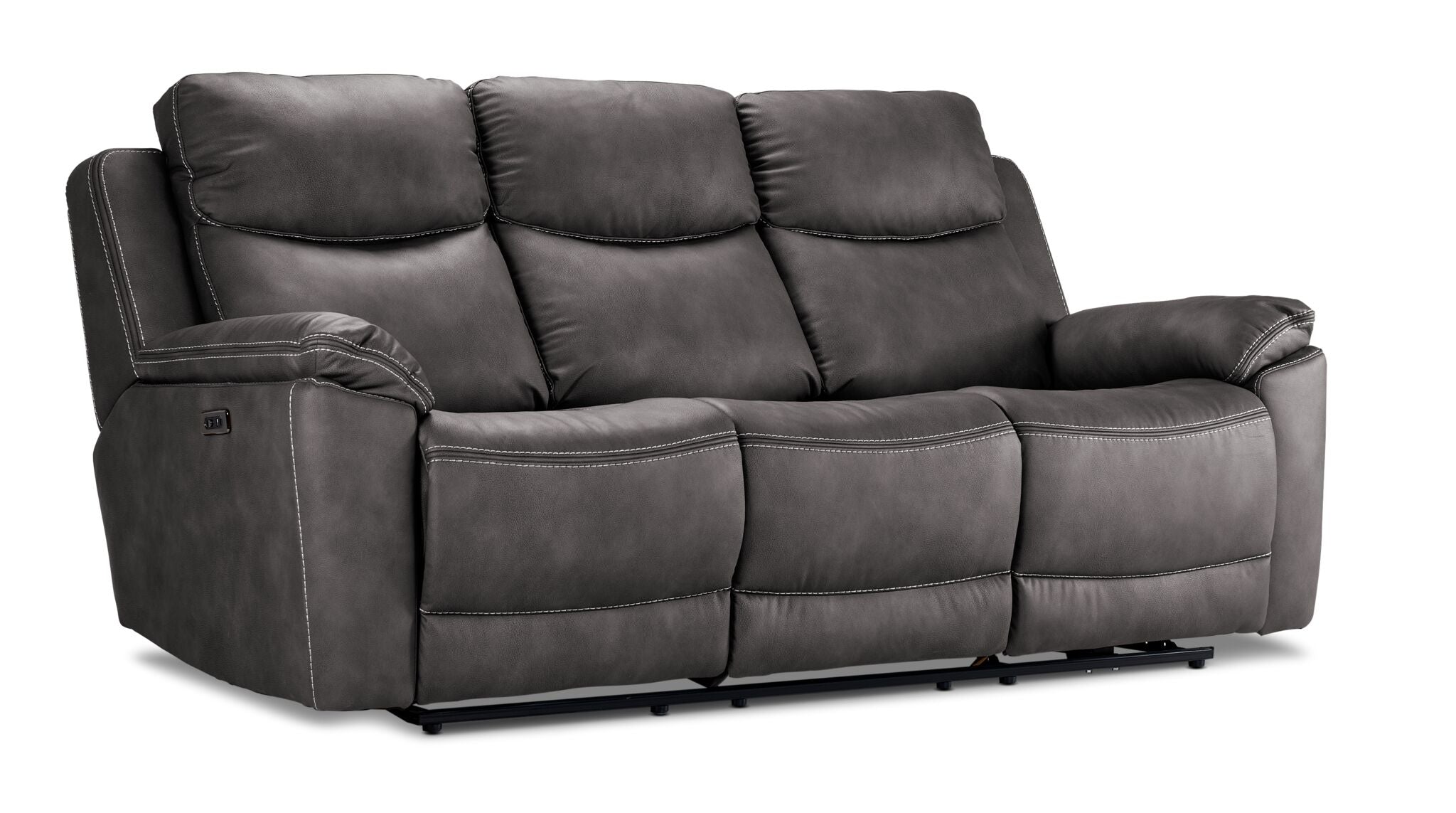 Santa Fe Power Reclining Sofa and Chair Set - Graphite