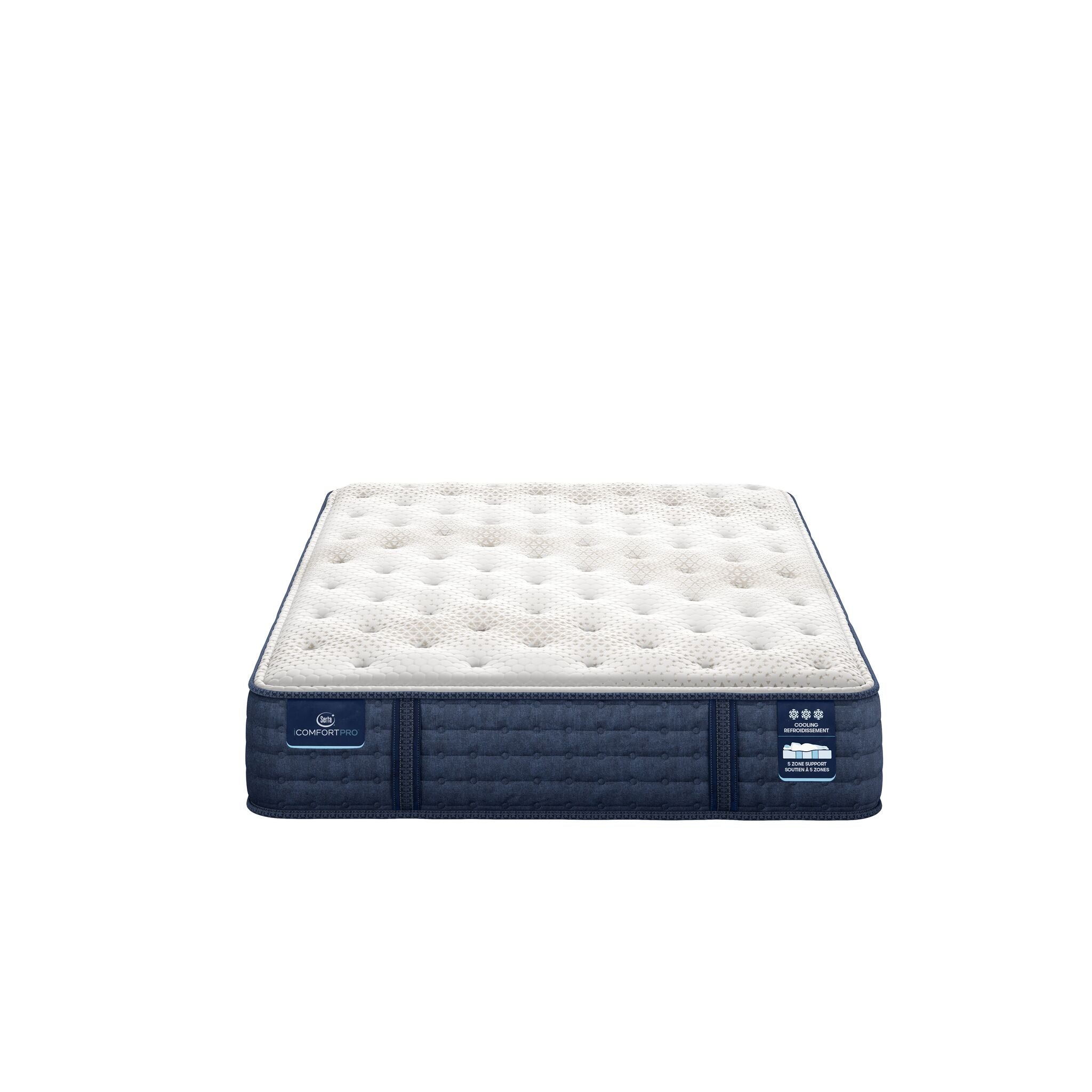 Serta iComfort PRO Scotland Plush Queen Mattress and Boxspring Set