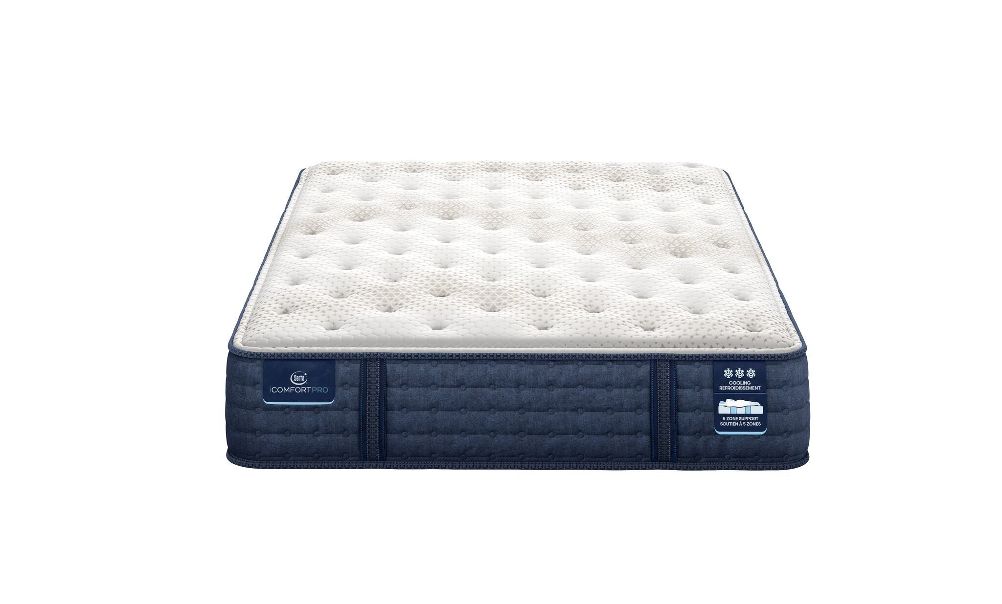 Serta iComfort PRO Scotland Plush Queen Mattress and Boxspring Set