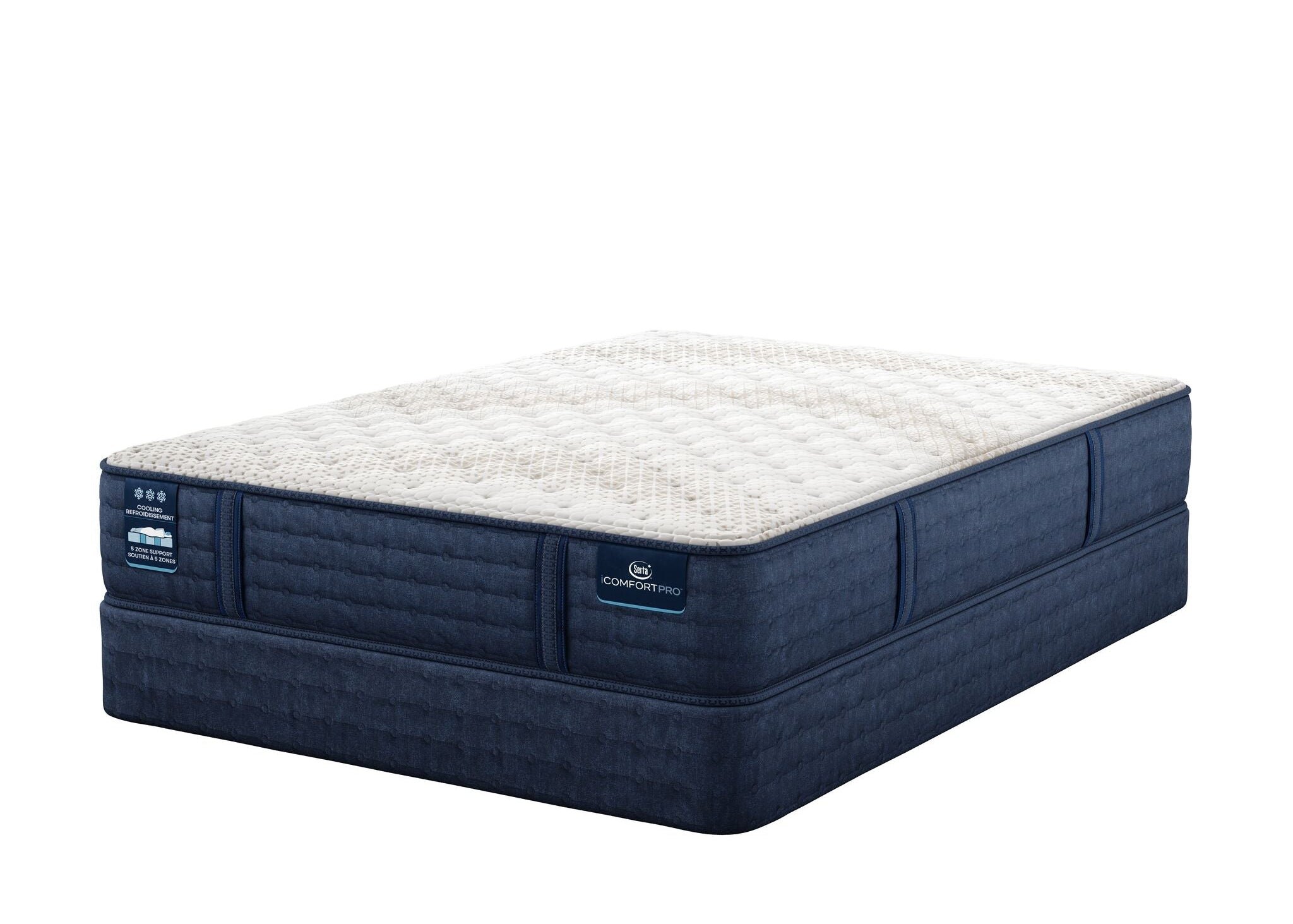 Serta iComfort PRO Scotland Firm Twin XL Mattress and Boxspring Set