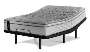 Sealy Posturepedic® Plus Sterling Artemis ferme plateau euro luxueux Ens. Matelas grand et base réglable Motion Pro de L2
