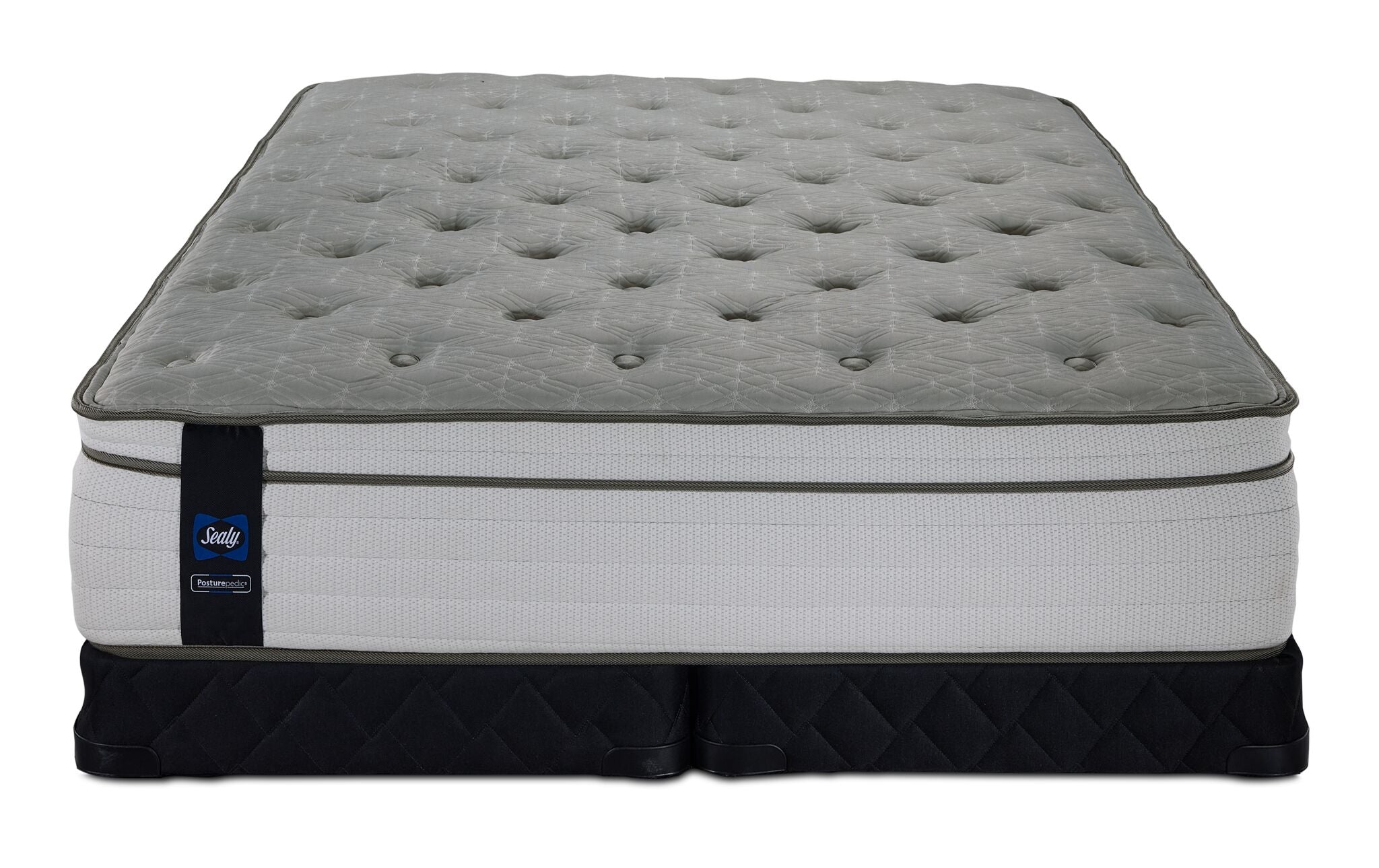 Sealy Posturepedic® Correct Comfort 5 Medium Eurotop King Mattress and Low Profile Split Boxspring Set