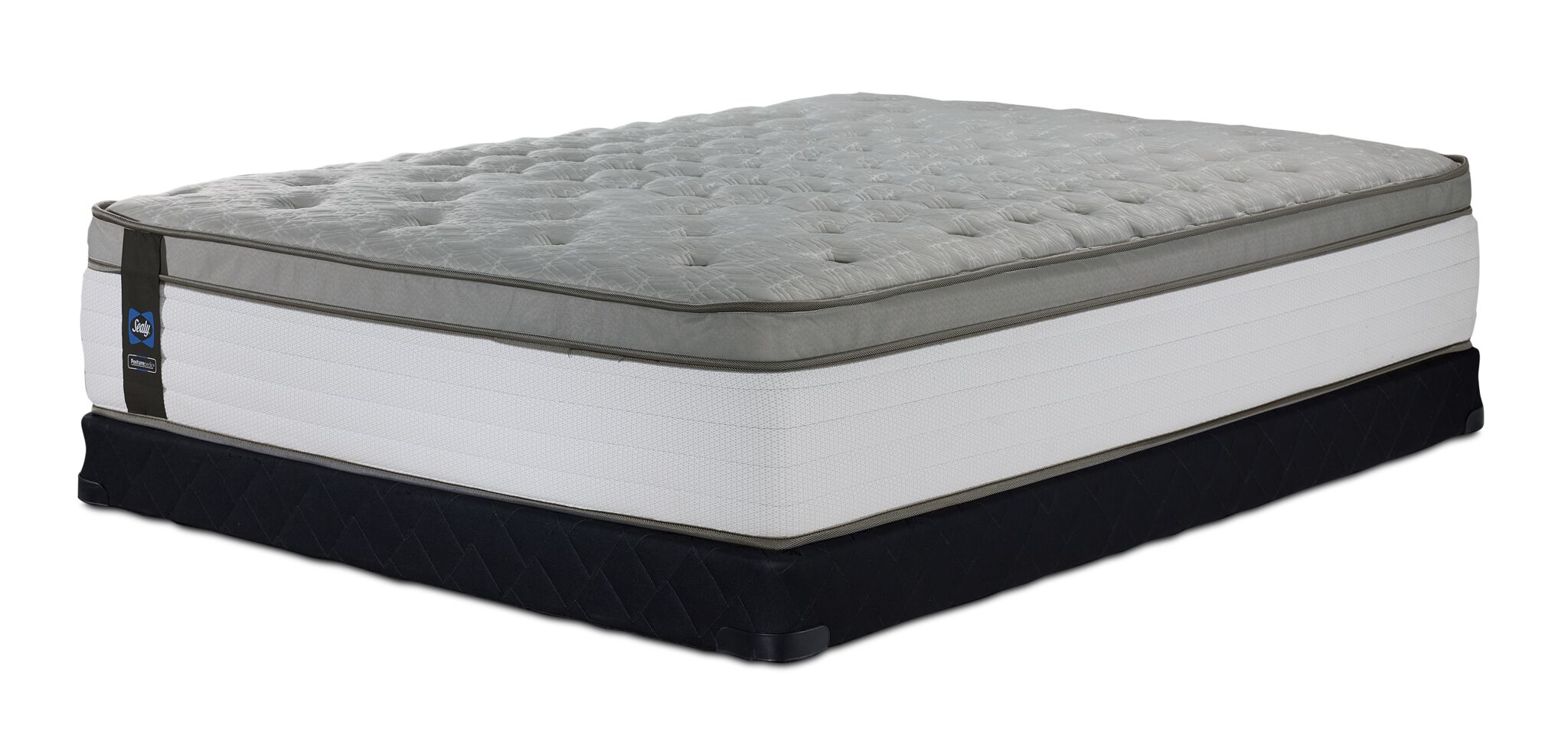 Sealy Posturepedic® Correct Comfort 6 Firm Eurotop Full Mattress and Low Profile Boxspring Set