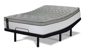 Sealy Posturepedic® Correct Comfort 6 ferme plateau euro Ens. Matelas simple XL et base réglable Motion Pro de L2