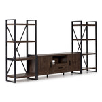 Sean 3-Piece Entertainment Wall Unit- Grey Stone