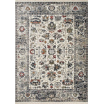 Serene 5'3" x 7'7" Intricate Border Area Rug