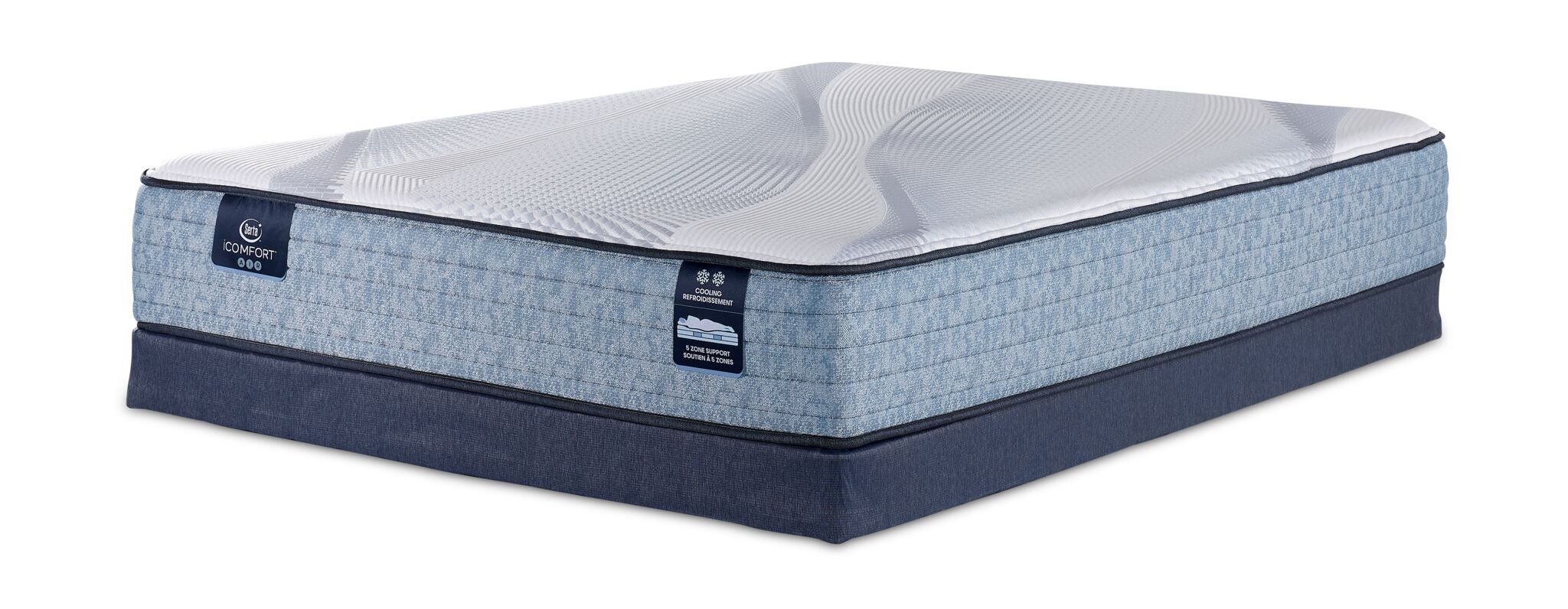 Serta iComfort® AIR 1 Firm 11.5" Full Mattress and Low Profile Boxspring Set