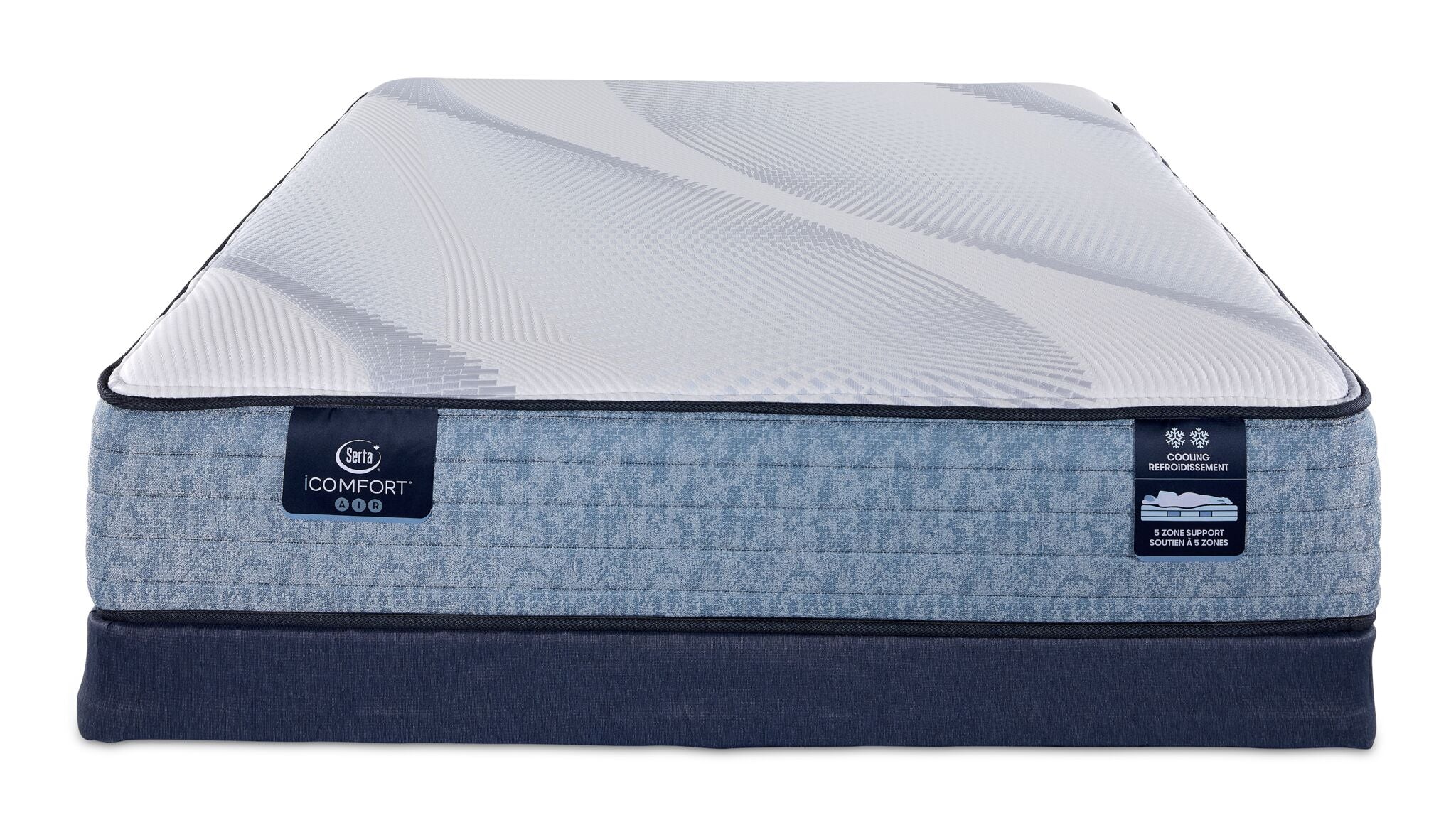 Serta iComfort® AIR 1 Firm 11.5" Queen Mattress and Low Profile Boxspring Set
