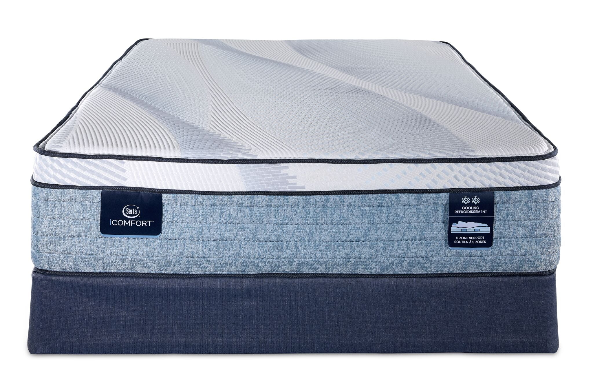 Serta iComfort® AIR 2 Luxury Firm Euro Top 13" Queen Mattress and Boxspring Set