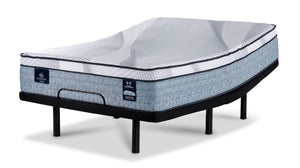 Serta iComfort® AIR 4 moelleux à plateau euro Ens. Matelas simple XL 14 po et base réglable Motion Pro de L2