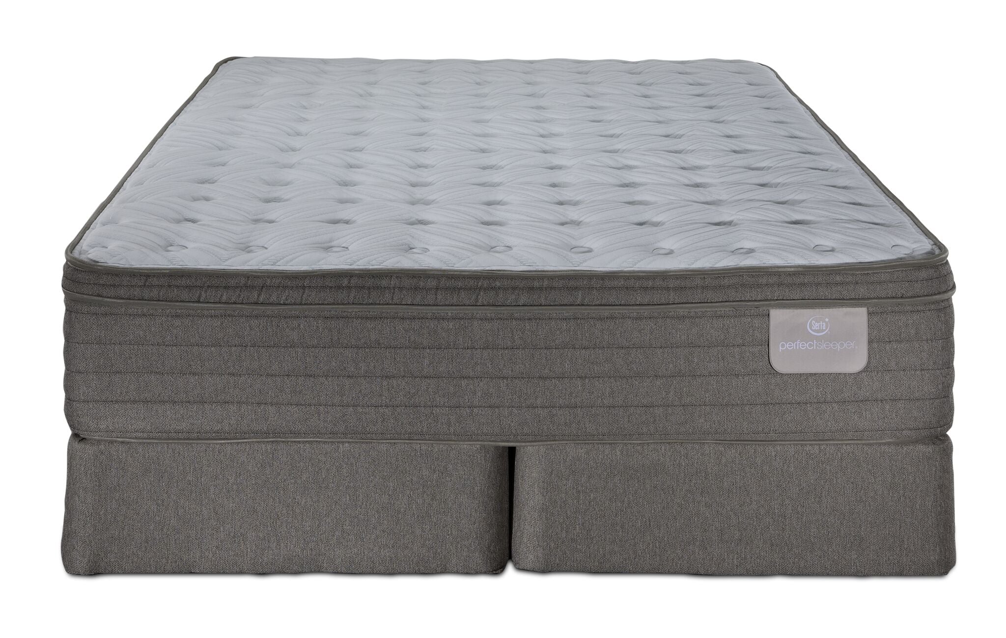 Serta® Perfect Sleeper Pacific Medium Eurotop King Mattress and Split Boxspring Set
