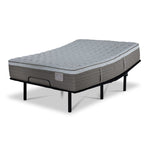 Serta® Perfect Sleeper Provence Firm Eurotop King Mattress and L2 Pro Motion Adjustable Base