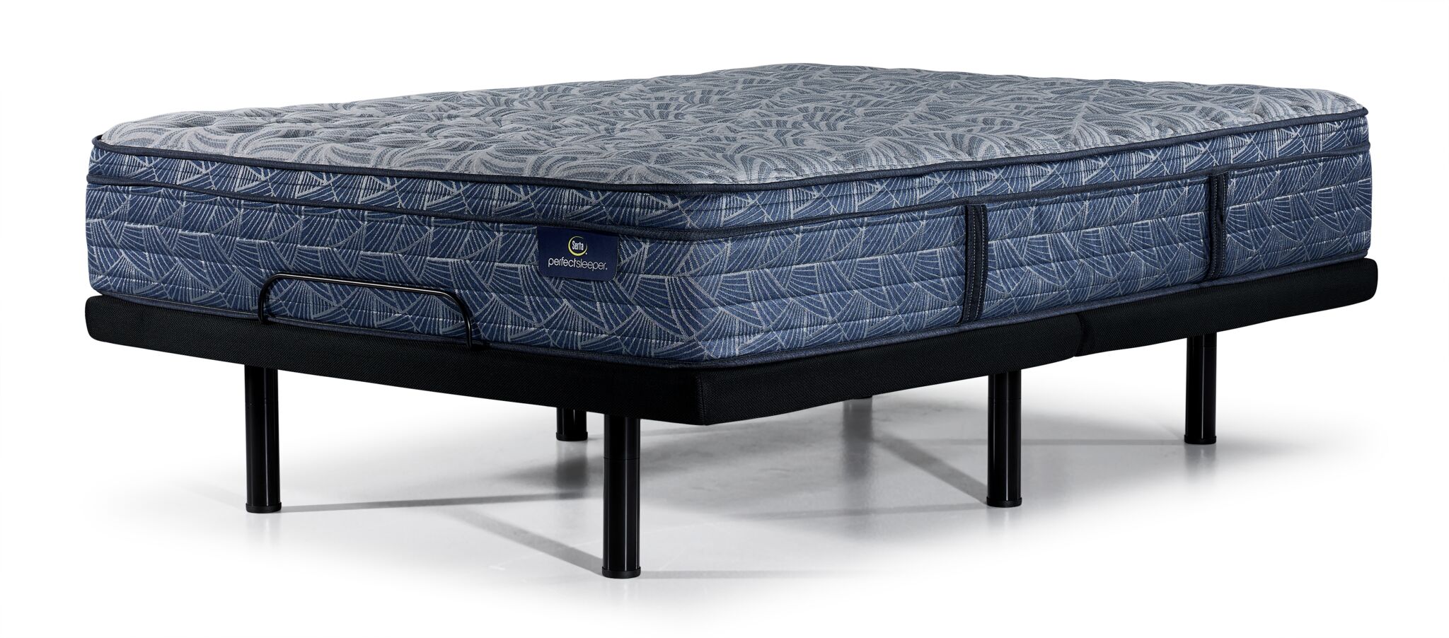 Serta® Perfect Sleeper Thrive Medium Euro Top Queen Mattress and L2 Pro Motion Adjustable Base