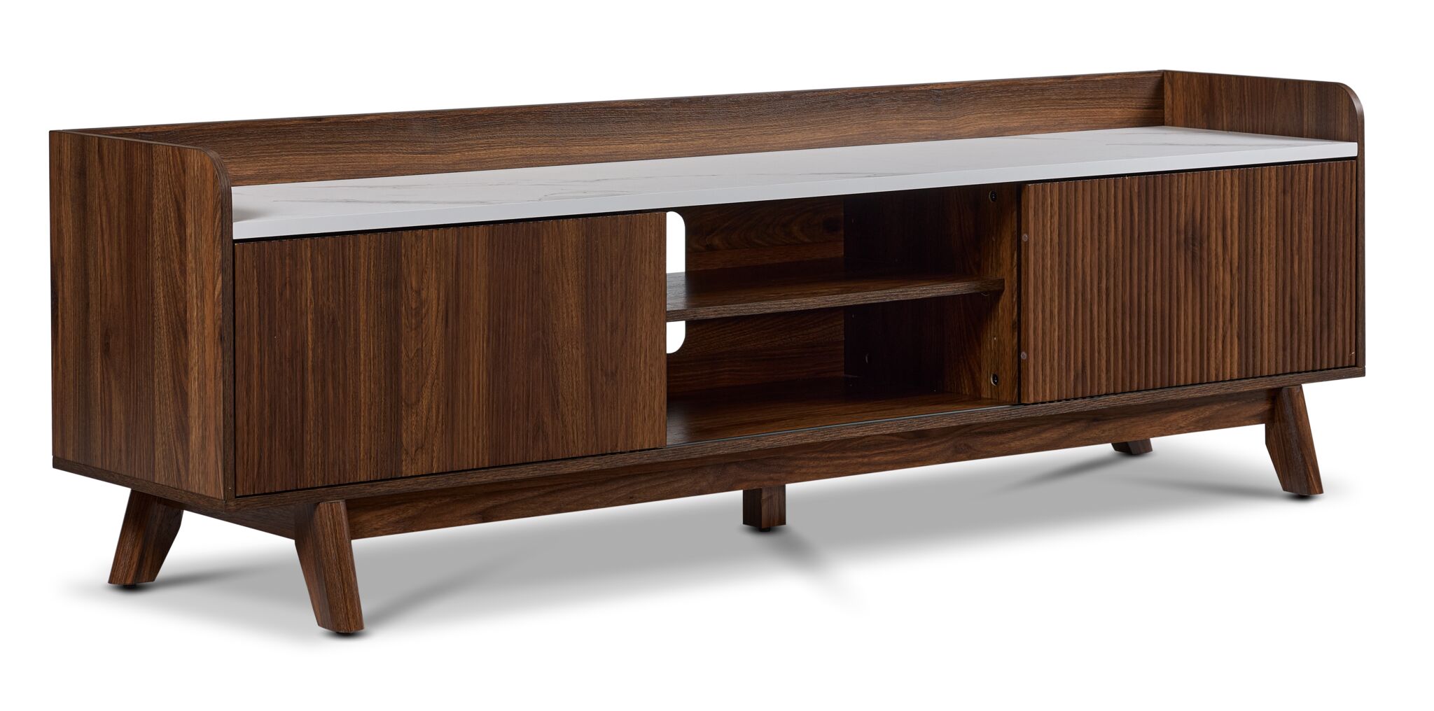 Sevyn 70" TV Stand - Walnut Brown