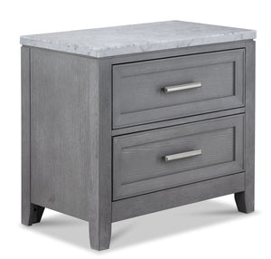 Silverstone Table de nuit – gris brume