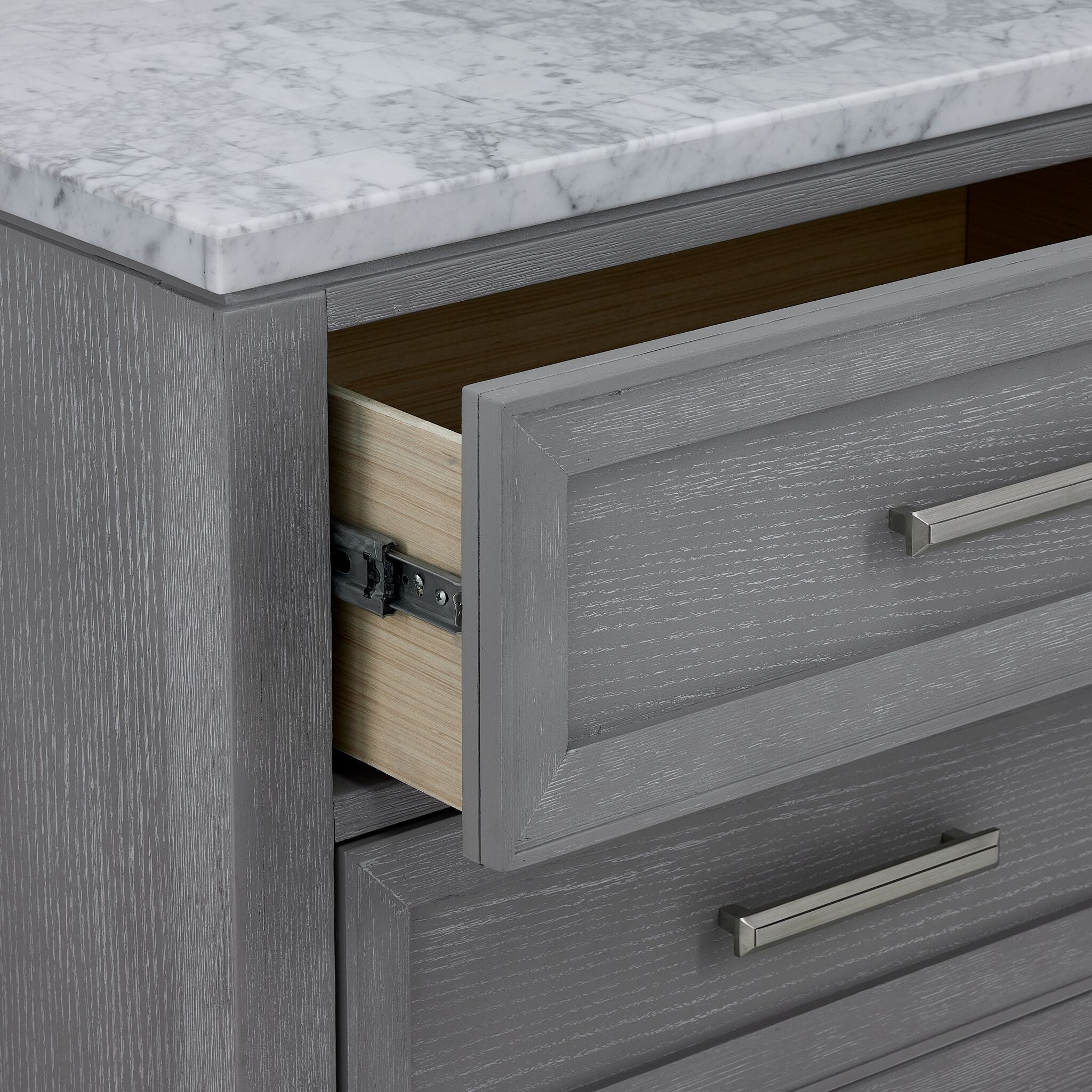 Silverstone Night Table - Mist Grey