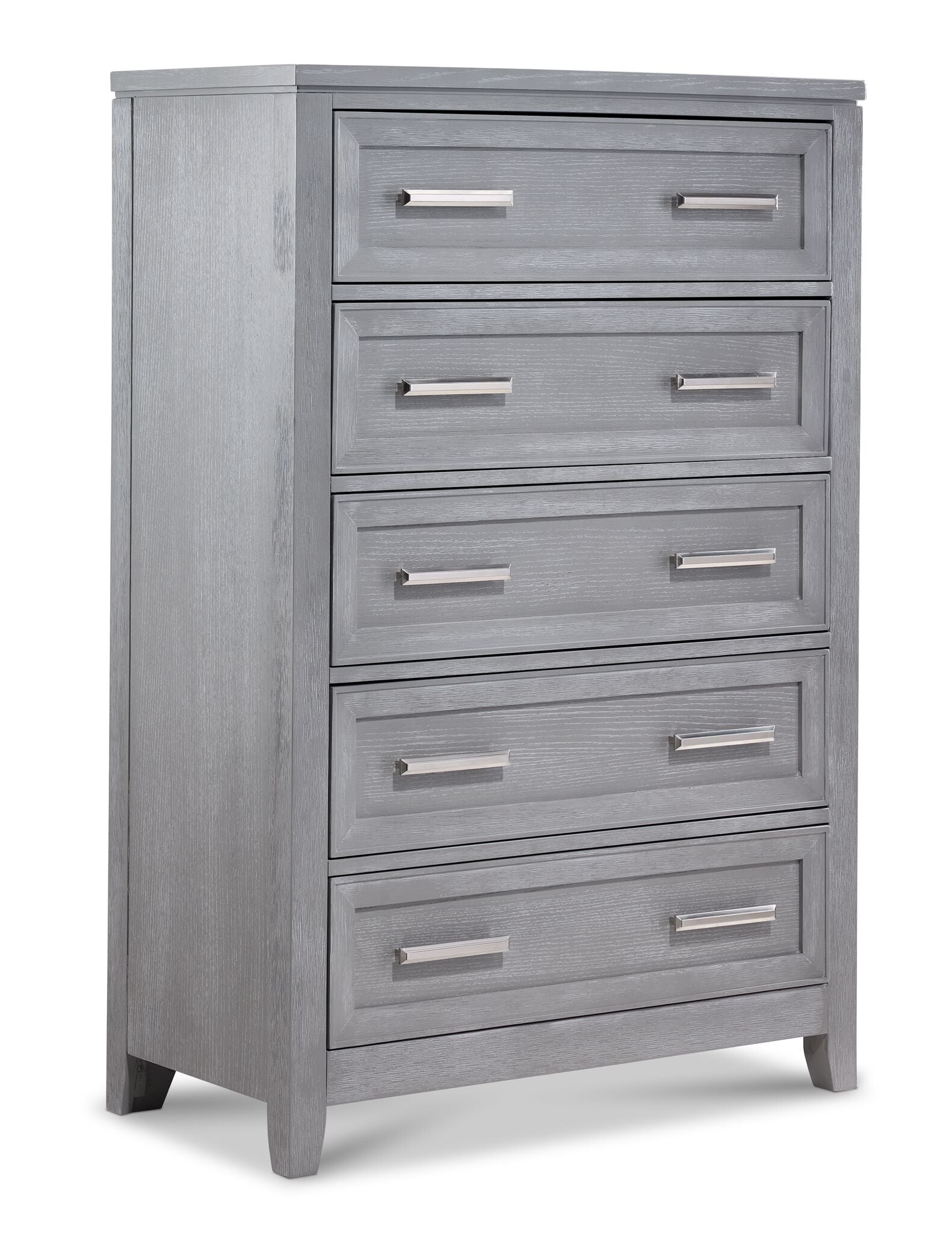 Silverstone 5-Drawer Chest - Mist Grey