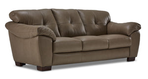 Sloan II Sofa en cuir – chocolat