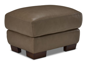 Sloan II Tabouret en cuir – chocolat