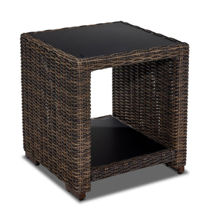 Solstice Table de bout de jardin - brun antique