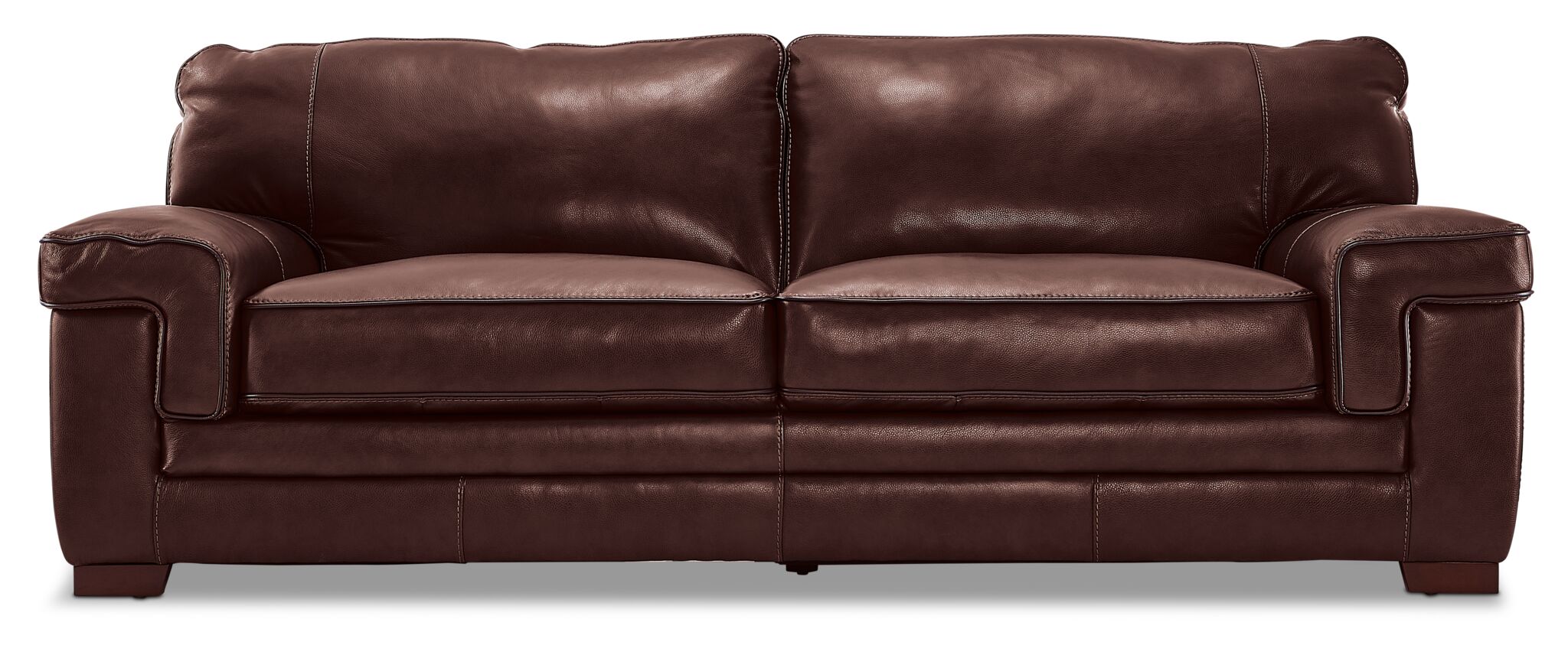 Stampede Leather Sofa - Hazelnut
