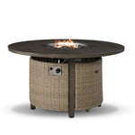 Staten Island Outdoor Fire Table - Grey