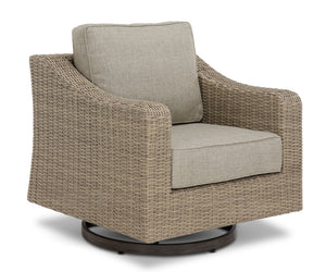 Staten Island Fauteuil pivotant de jardin – gris
