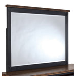 Stormy Ridge Mirror - Slate Black, Chicory