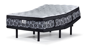 Kingsdown Summerset moelleux à plateau euro Ens. Matelas double et base réglable Motion Pro de L2