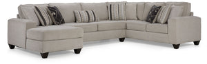 Sutton Sectionnel 3 mcx avec fauteuil allongé à gauche - beige