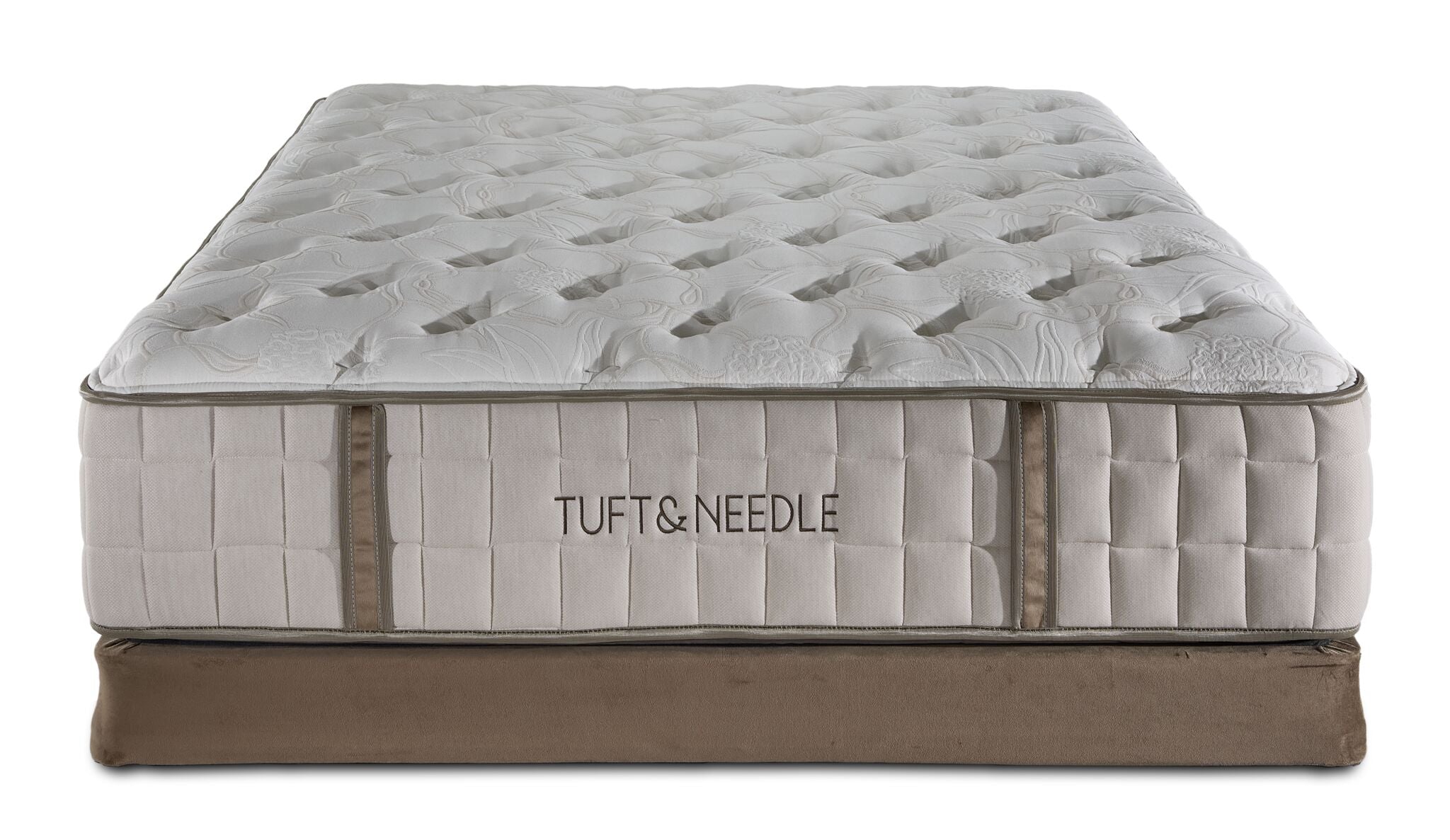 Tuft & Needle Toile Tight Top Firm Queen Mattress and Low Profile Boxspring Set