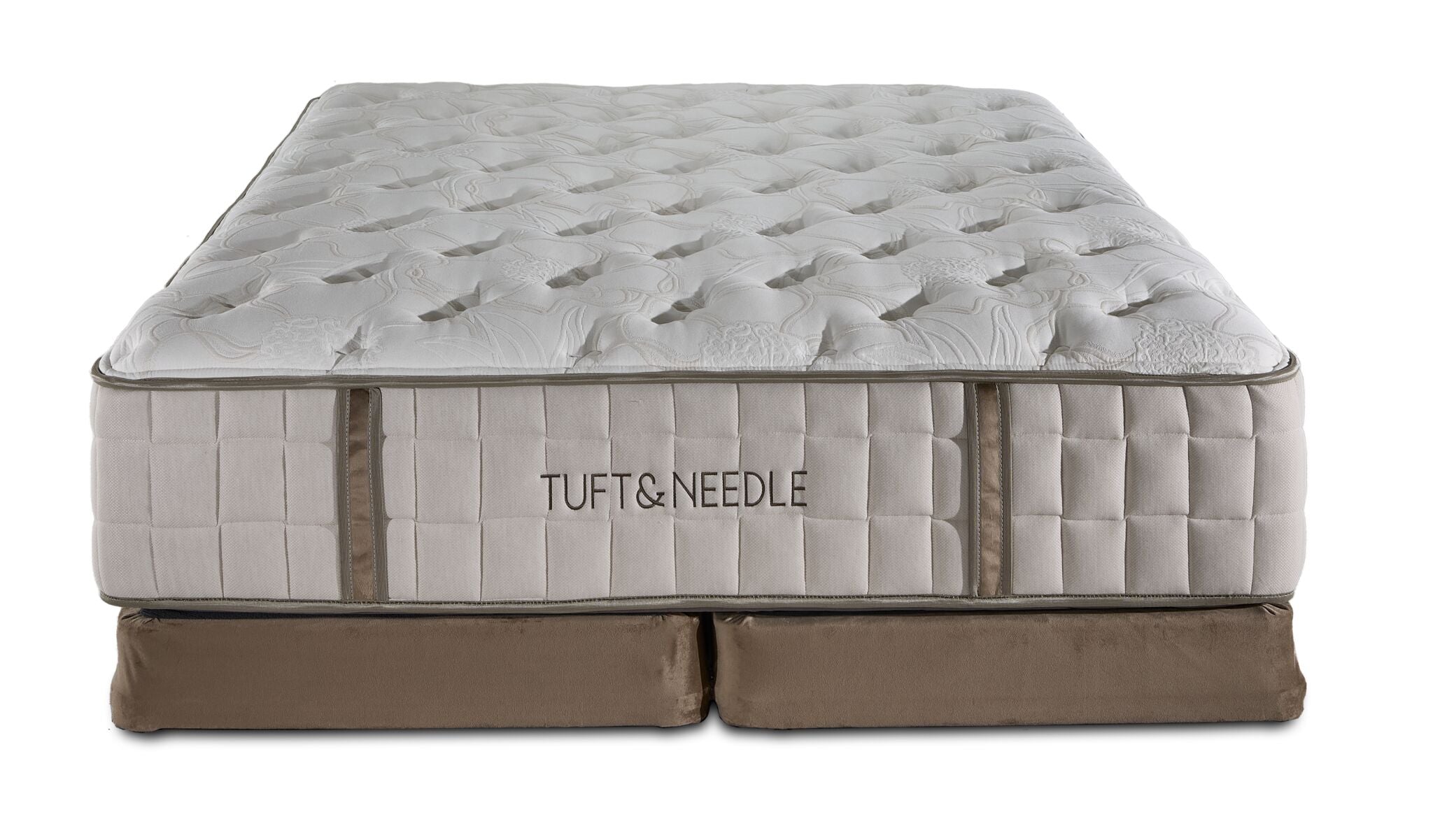 Tuft & Needle Toile Tight Top Firm Queen Mattress and Low Profile Split Boxspring Set