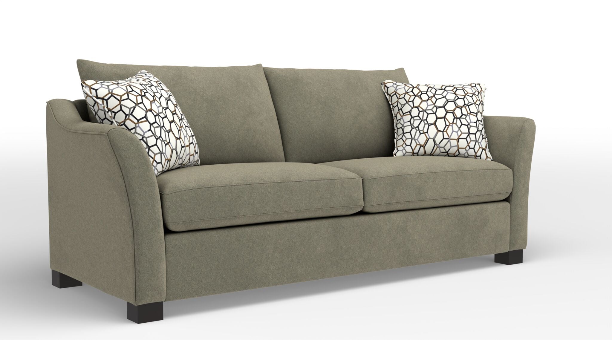 Tami Queen Sofa Bed with Innerspring Mattress - Flax Brown