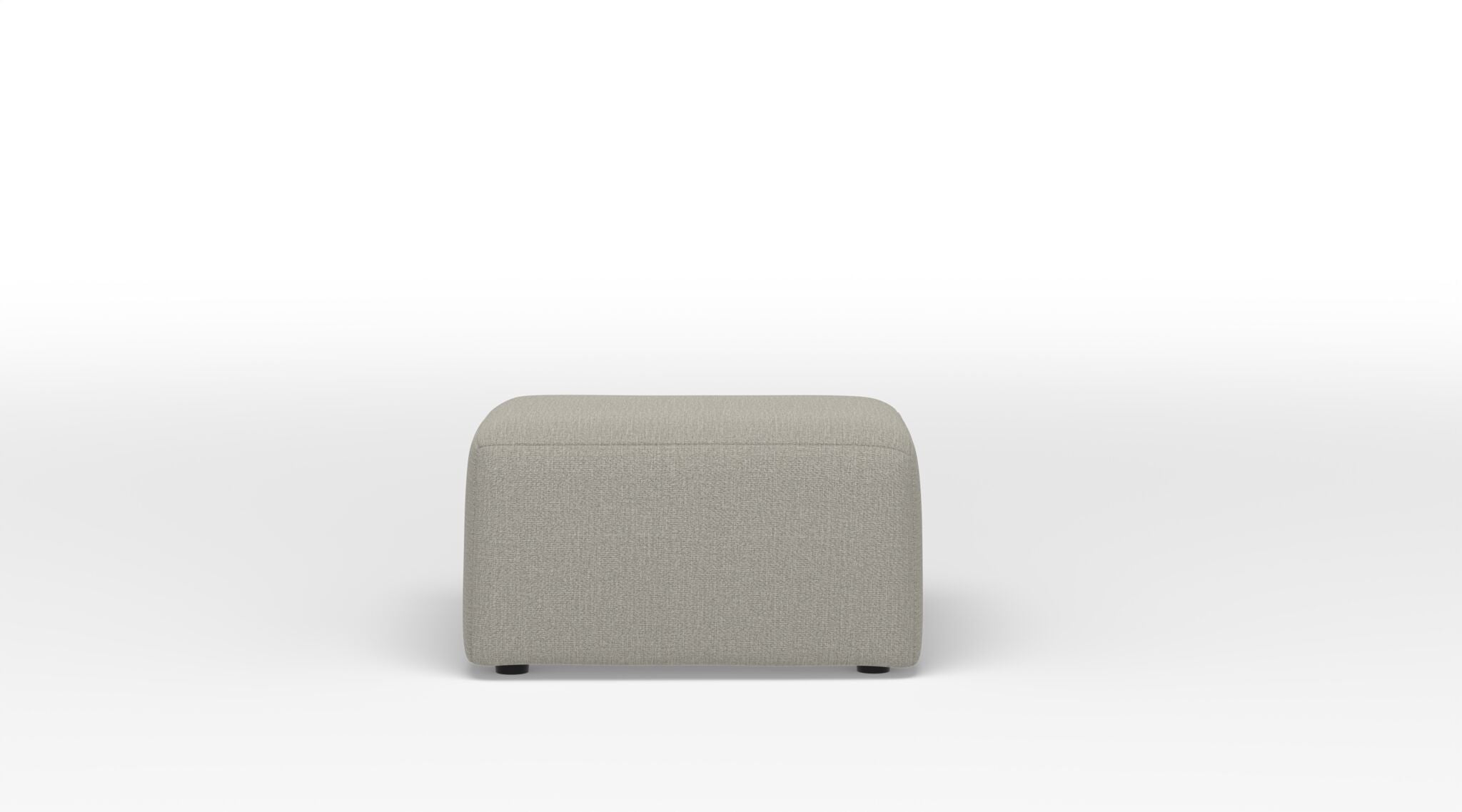 Tami Square Ottoman - Stucco Beige