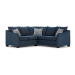 Tami 2-Piece Sectional with Left-Facing Loveseat - Dexter Dark Blue