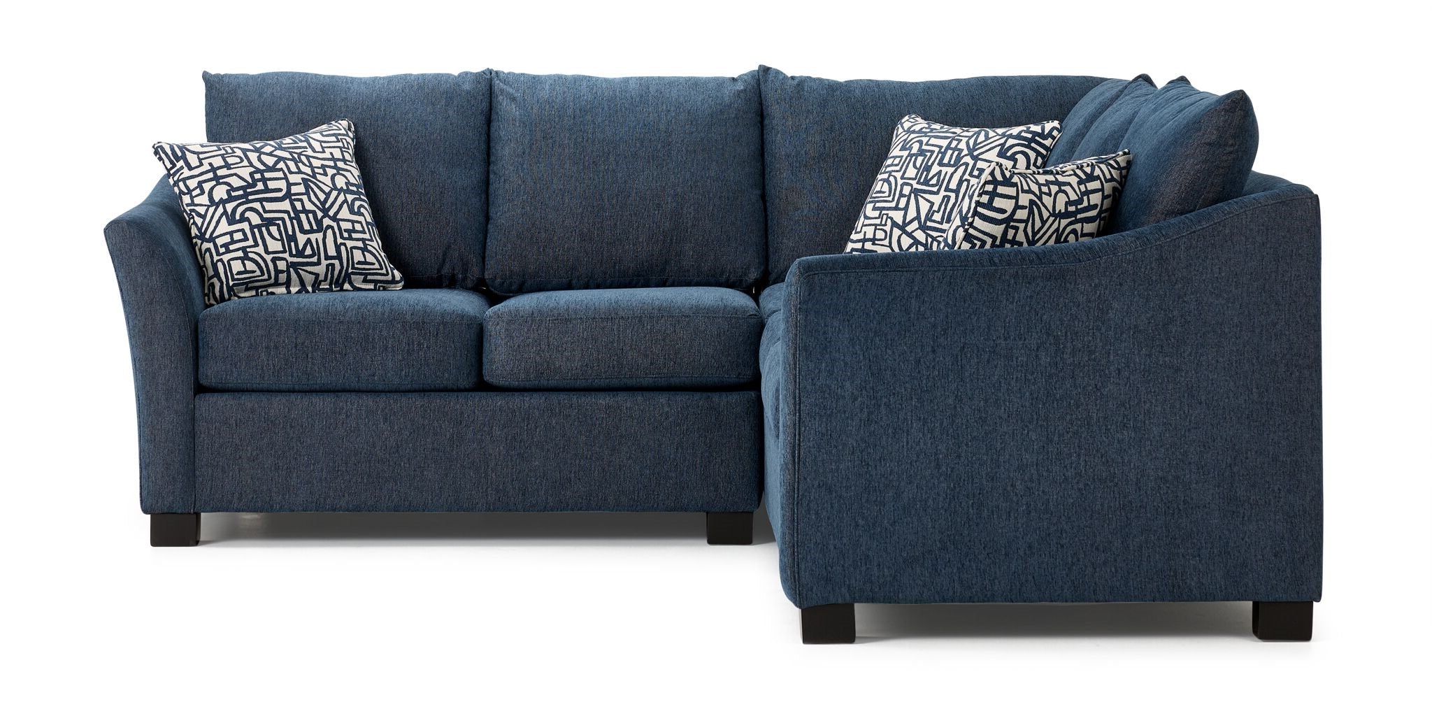 Tami 2-Piece Sectional with Left-Facing Loveseat - Dexter Dark Blue