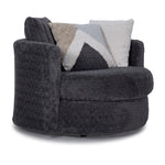 Teddy Swivel Chair-Grey