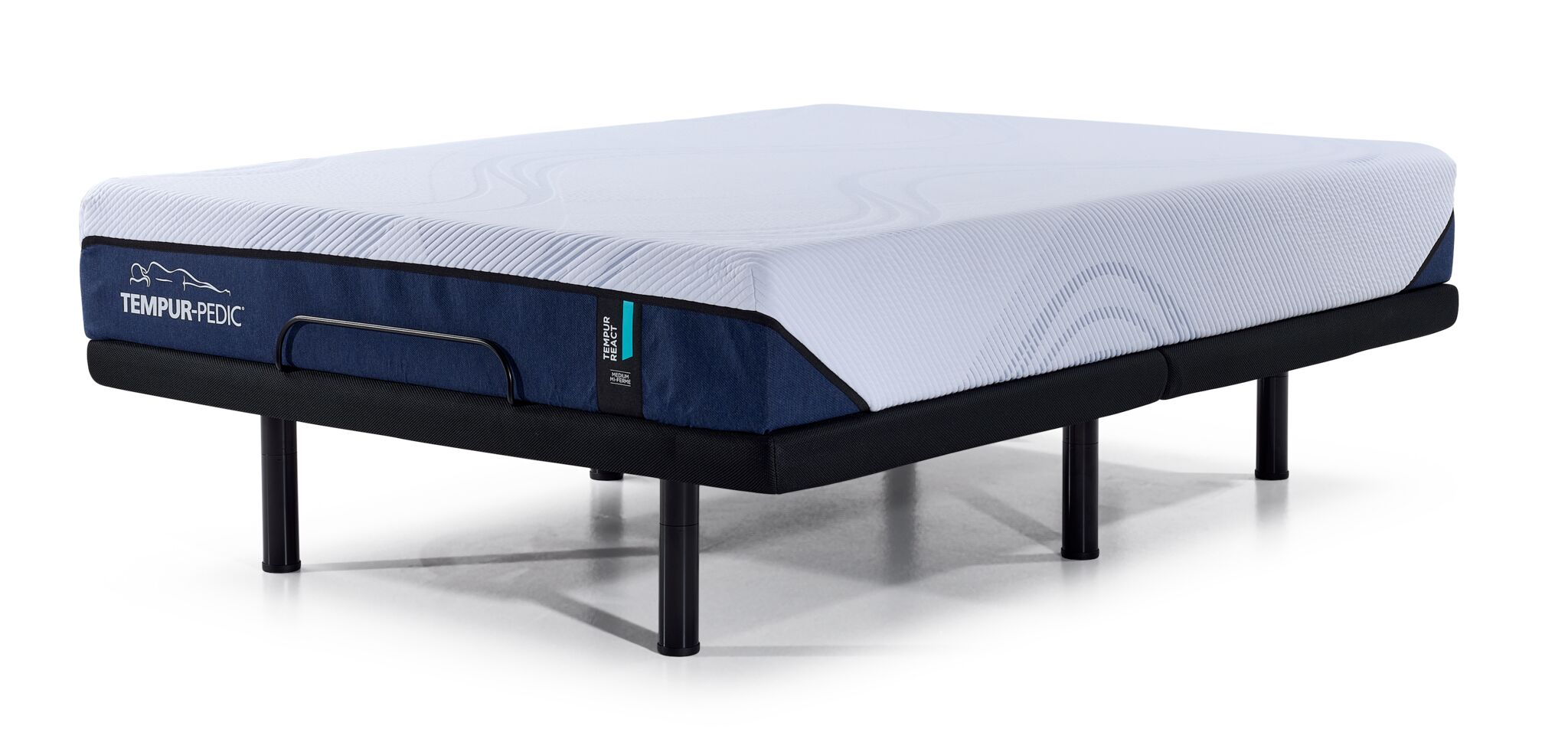Tempur-Pedic React 2.0 Firm 11" Full Mattress and L2 Motion Fit Adjustable Base