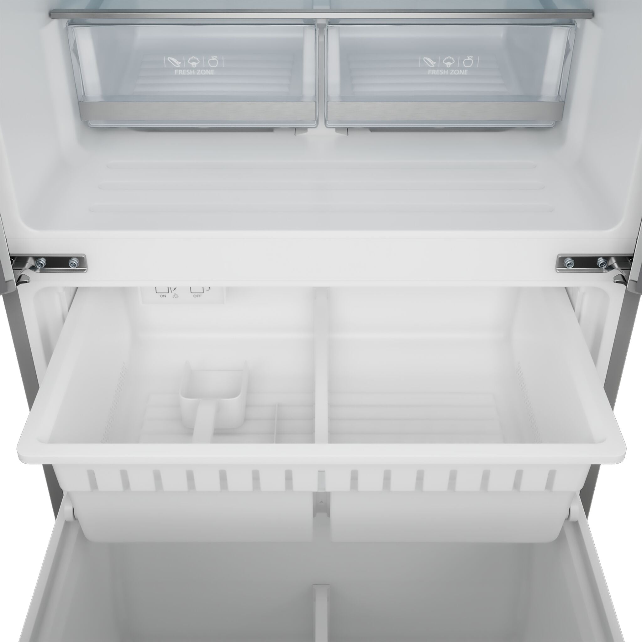 Thor Kitchen - Gordon Ramsay Collection 30" 17.5 Cu. Ft. Stainless Steel Counter-Depth French Door Refrigerator with Ice Maker - RF3017FFD99-BLK