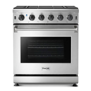 Thor Kitchen Cuisinière au gaz autonome 4,55 pi³ acier inoxydable LRG3001U