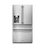 Thor Kitchen 36" 21.6 Cu. Ft. Stainless Steel French Door Refrigerator with Ice and Water Dispenser - TRF3601FD