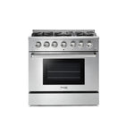 Thor Kitchen Stainless Steel Freestanding Gas Range (5.2 cu.ft.) - HRG3618U
