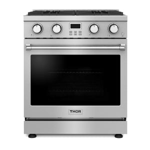Thor Kitchen Cuisinière au gaz autonome 4,8 pi³ acier inoxydable ARG30