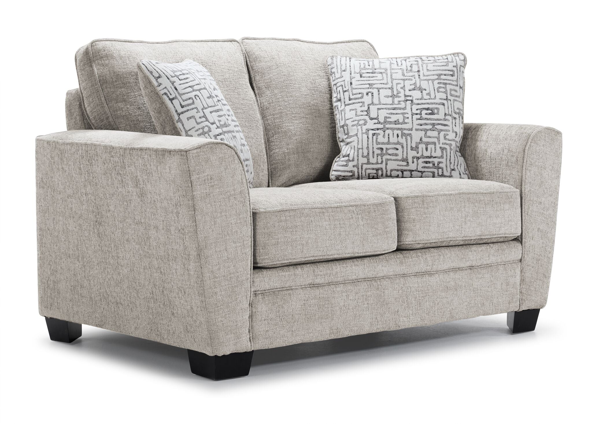 Tilley Sofa, Loveseat and Chair Set - White
