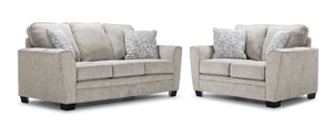 Tilley Sofa et causeuse - blanc